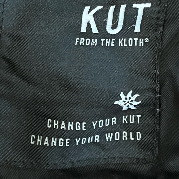 Kut From The Cloth Animal Print Donna High Rise Ankle Skinny Ladies Size 10 - Picture 8 of 8